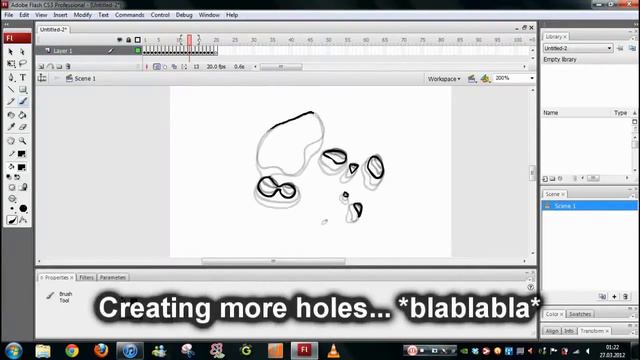 Flash Stick Figure Tutorial 3: The Explosion смотреть онлайн