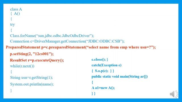 VTU Advanced java & J2EE (18CS644) [Introduction to JDBC] (M5 L3) смотреть онлайн