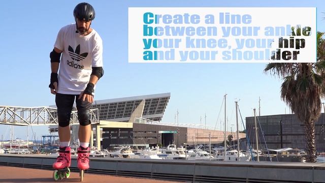 how to start inline skating : position for beginner #11 смотреть онлайн