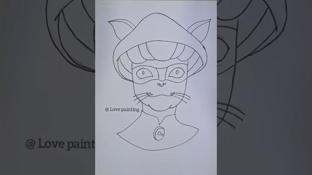 black cat Drawing! (Creativity) смотреть онлайн