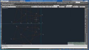 [Решение задач по начертательной геометрии] Пересечение пирамиды и призмы