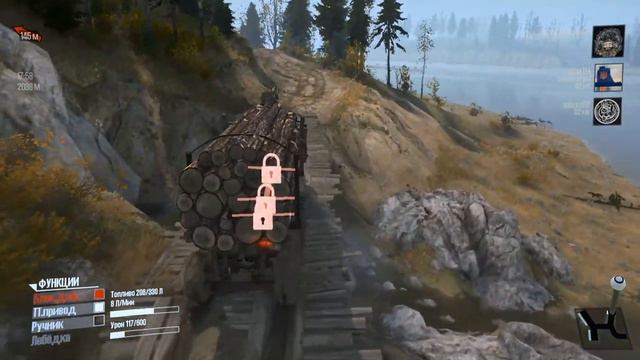 Spintires MudRunner Карта: "Песчаные косы реки" смотреть онлайн