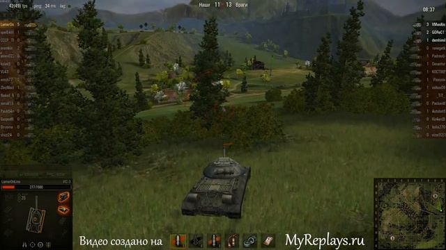WOT: Вестфилд - ИС-3 - 8 фрагов - Стальная ст ... смотреть онлайн