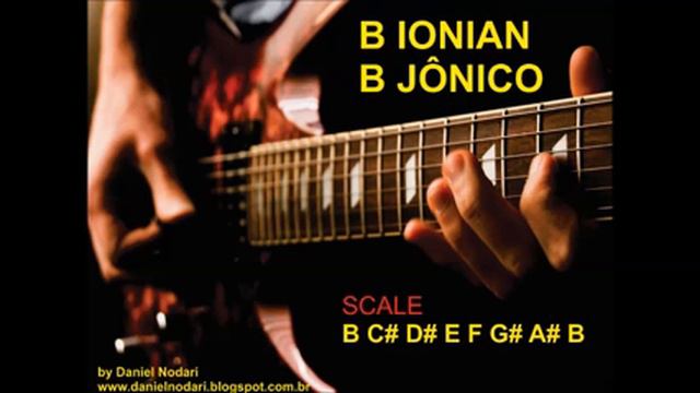 Backing Track - B Major ( ionian ) / Si maior (Jonico) смотреть онлайн