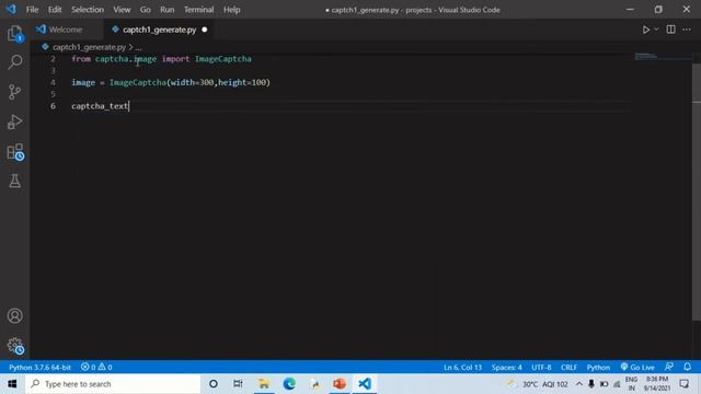Make Your Own Captcha with 6 lines of python || Python???? смотреть онлайн