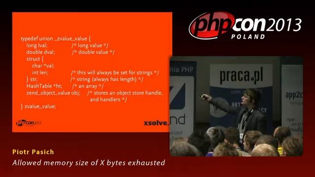 Piotr Pasich: Allowed memory size of X bytes exhausted смотреть онлайн