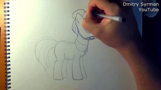 Как нарисовать пони Клауди Куортс, How to draw my little pony Cloudy Quartz смотреть онлайн