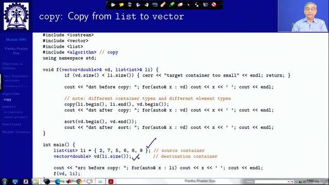 Lecture 45 C++ Standard Library Part 3 STL смотреть онлайн