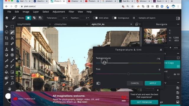Photoshop and Pixlr E Class III, part 3/4. Adjustments and Text смотреть онлайн