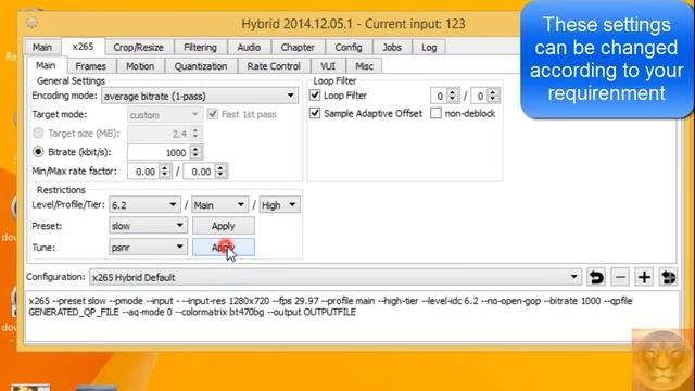 Encode / Convert Videos to H.265 (HEVC) using Hybrid смотреть онлайн