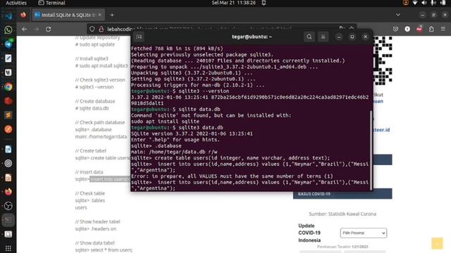 cara Install SQLite3 & SQLite Browser di Ubuntu смотреть онлайн