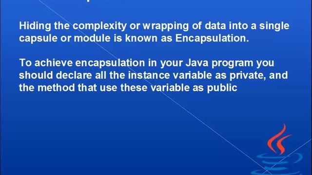 Java OOPS Key Components смотреть онлайн