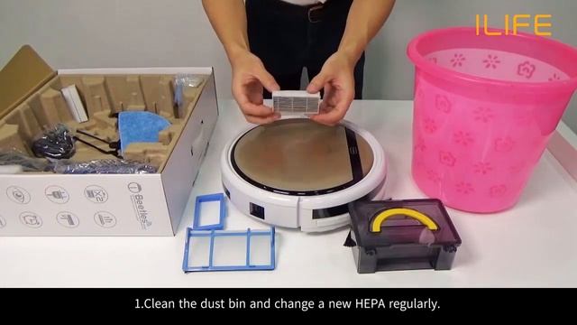 How-To| Очистить пылесборник, ILife V5s Pro