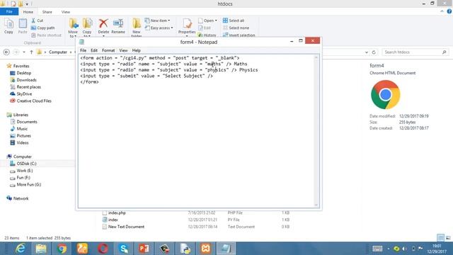 CGI (common gateway interface) script examples in Python using checkbox,radio etc.-Telugu-Lesson-55 смотреть онлайн