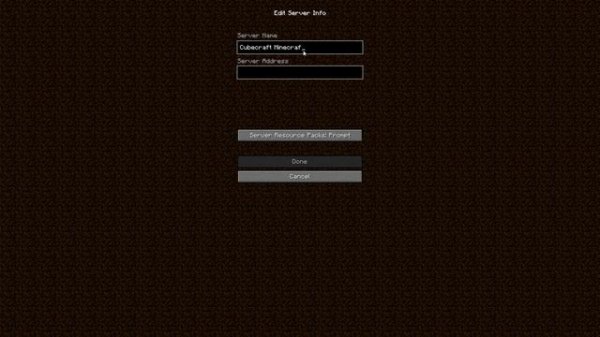 Minecraft Cubecraft Server IP JAVA EDITION