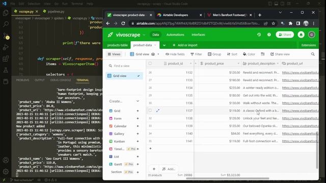 Scrapy, Airtable and Scheduler in python смотреть онлайн