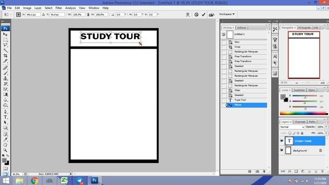 Membuat Bet nama - STUDY TOUR - Panitia Di photoshop CS 3 смотреть онлайн