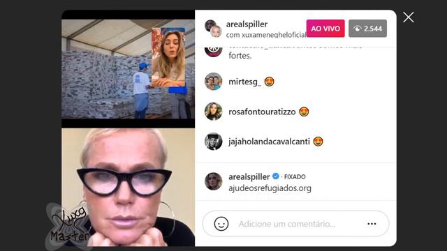 LIVE - XUXA com ex paquita Leticia Spiller 29/05/2020 смотреть онлайн