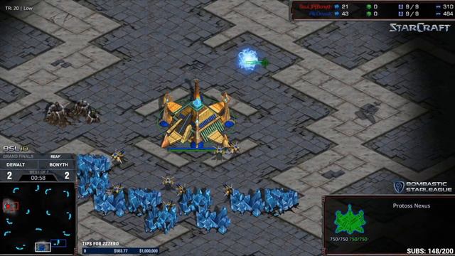 BSL 10 Grand Finals - Dewalt vs Bonyth (PvP) - StarCraft Remastered смотреть онлайн