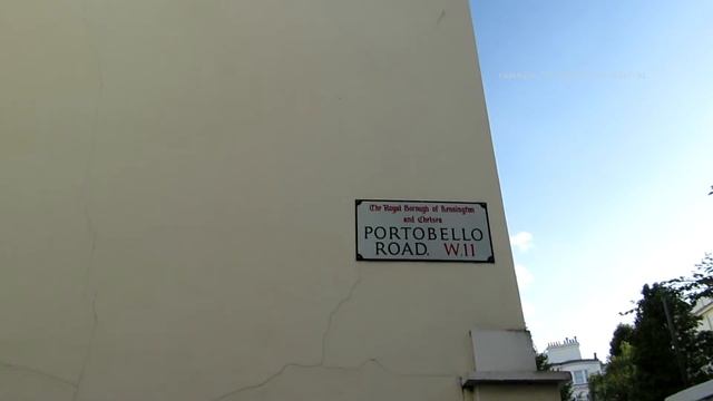 Evening Walk Down Portobello Road in London from the Notting Hill Gate end смотреть онлайн