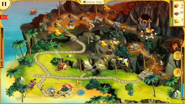 Let's play 12 Labours of Hercules - Level 4.1 - Walkthrough смотреть онлайн