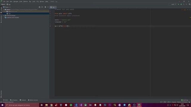 Convert Text to Audio - PyCharm Python - Tutorial #46 смотреть онлайн