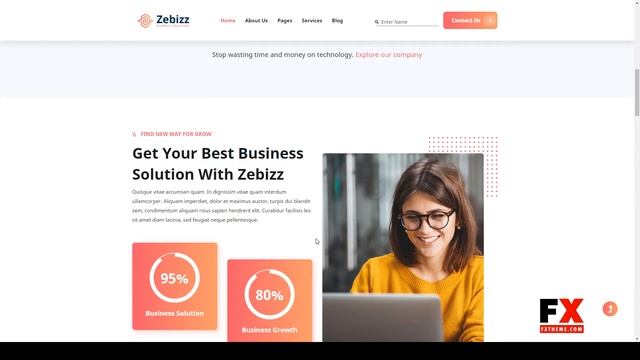Zebizz - Business Consulting WordPress Theme finance insurance смотреть онлайн