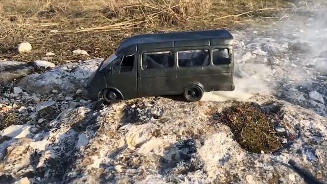 Взрыв баллона у Газели, из пластилина смотреть онлайн