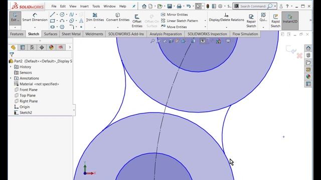Solidworks sketch tutorials | Model Lace Gasket смотреть онлайн