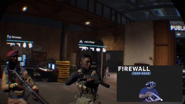 Firewall Zero Hour Gameplay & Setup - Firewall VR AMAZING!!