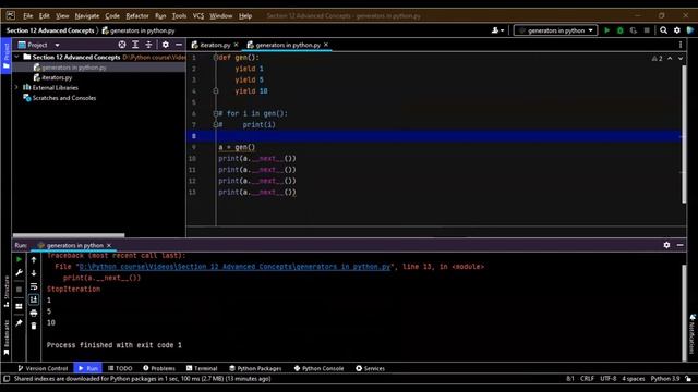 "Exploring the Power and Efficiency of Generators in Python Programming" смотреть онлайн