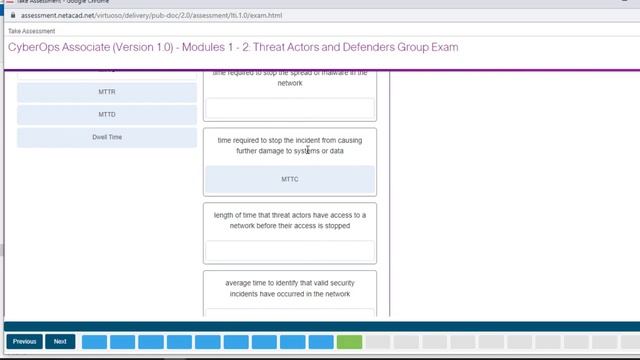 CyberOps Modules 1 - 2: Threat Actors and Defenders Group Exam Answers | CCNA Cyber Ops Exam Answer смотреть онлайн