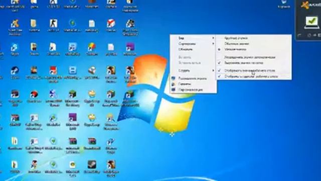 почему значки на рабочем столе не показывают?как справица?все здесь смотреть онлайн