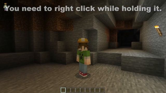 Minecraft (Bedrock Edition) - Mining Helmet addon showcase. смотреть онлайн