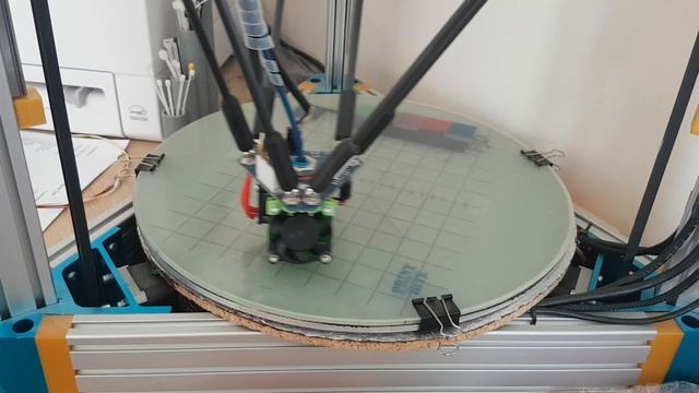 Duet WiFi powered delta printer running pen plotter GCode смотреть онлайн