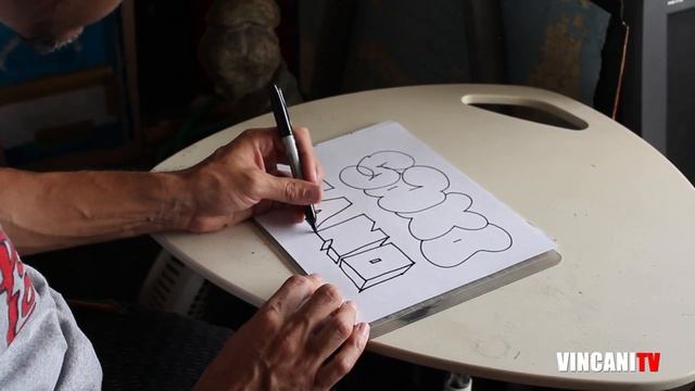 How To Write Bubble & Block Letters | Graffiti for Beginners (Sanoizm) смотреть онлайн