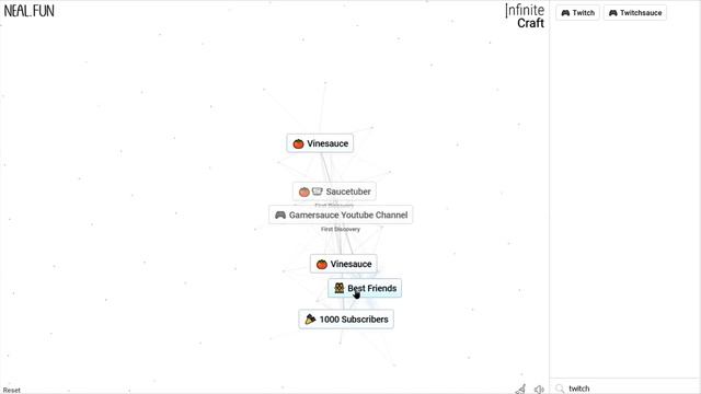 Vinny creates 'Vinesauce' and more in Infinite Craft смотреть онлайн