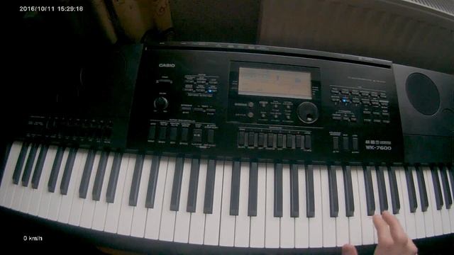 Рок Острова - Ничего не говори часть 1 casio wk-7600 piano tutorial смотреть онлайн