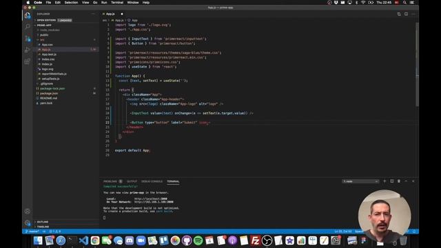 Getting Started with PrimeReact смотреть онлайн