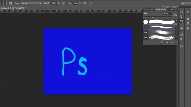 ресуем значок Ps смотреть онлайн