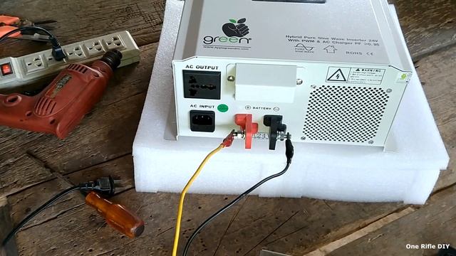 รีวิวแกะกล่อง Inverter Hybrid Apple Green 24V 1200W หม้อแปลงเทอร์รอย