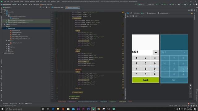 Make a Dialer App in Android | Android Studio | Java смотреть онлайн