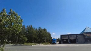 Солнечный летний полдень. Прогулка вокруг города мимо 3, 7, 6 микрорайонов, Радужный ХМАО