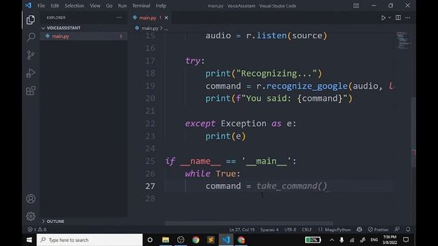 Make your own alexa with 39 lines of python code! смотреть онлайн