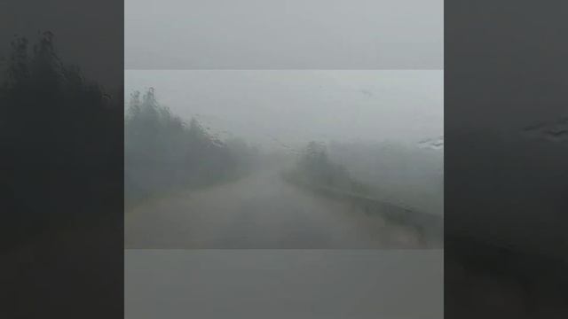 попали под ливень с градом/сильный ливень/ град/ ехали по камере/ Куединский район смотреть онлайн