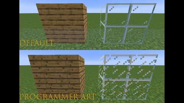 Default VS Programmer Art ( Minecraft Resource Pack ) смотреть онлайн