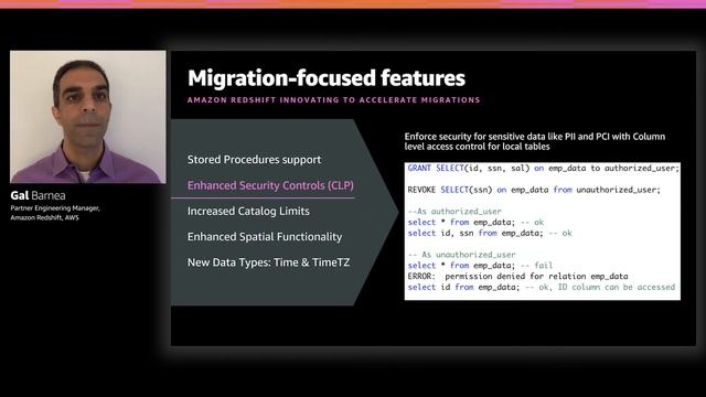 AWS re:Invent 2020: Migrating a legacy data warehouse to Amazon Redshift смотреть онлайн