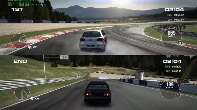 GRID2 Multiplayer Split Screen Part I смотреть онлайн