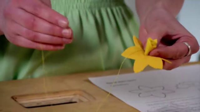 How to make felt daffodils with Iona Barker, on Live at Five смотреть онлайн