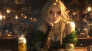 Relaxing medieval music Adventure game music, Bard's enchanting atmosphere, Soothing D&D melodies